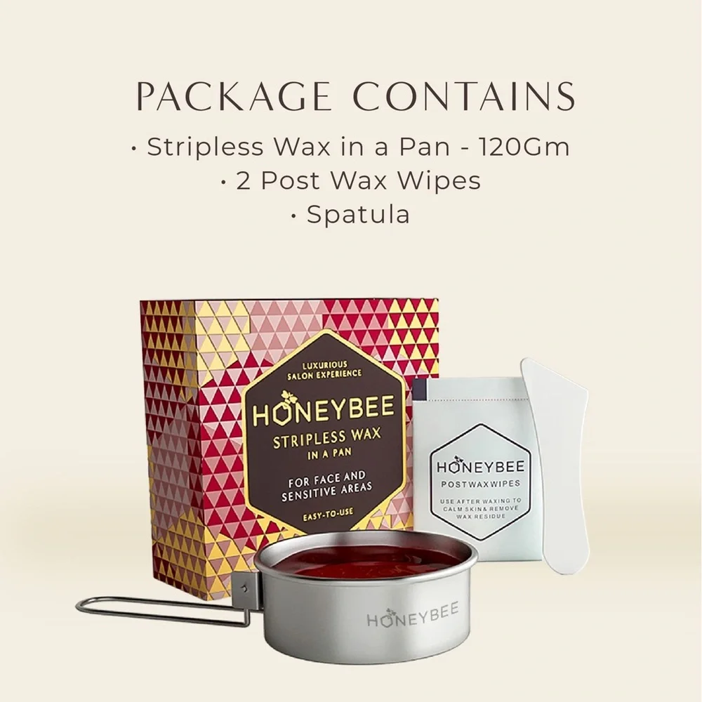 HONEYBEE Stripless Wax in a pan - Picture 6 of 8